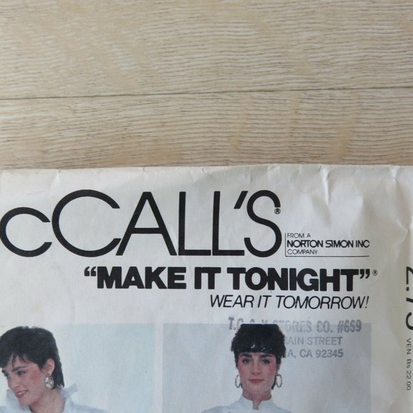 Vintage 80s McCalls 7906 Miss 8 Western Mod Full Tired Midi Skirt 2 Styles CUT - Picture 14 of 16